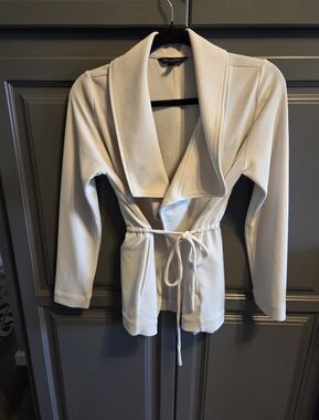 Banana Republic Jacket Size X Small Cream Color